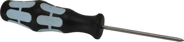 Wera - #0, 5-1/2" OAL, Standard Phillips Screwdriver - 2-3/8" Blade Length, Round Shank, Ergonomic Handle - USA Tool & Supply