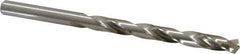 Cleveland - Letter H 135° High Speed Steel Jobber Drill - Bright Finish, Right Hand Cut, Spiral Flute, Straight Shank, 4-1/8" OAL, Split Point - USA Tool & Supply