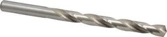Cleveland - Letter S 135° High Speed Steel Jobber Drill - Bright Finish, Right Hand Cut, Spiral Flute, Straight Shank, 4-7/8" OAL, Split Point - USA Tool & Supply