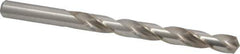 Cleveland - Letter V 135° High Speed Steel Jobber Drill - Bright Finish, Right Hand Cut, Spiral Flute, Straight Shank, 5" OAL, Split Point - USA Tool & Supply