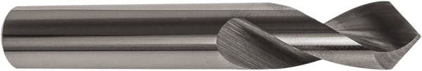 Precision Twist Drill - 3/8" Body Diam, 90°, 3" OAL, Solid Carbide Spotting Drill - USA Tool & Supply