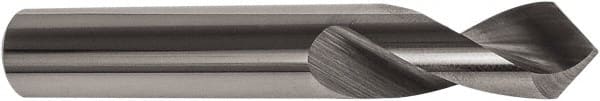 Precision Twist Drill - 1/8" Body Diam, 90°, 2" OAL, Solid Carbide Spotting Drill - USA Tool & Supply