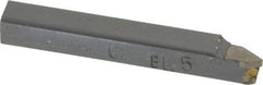 Interstate - 5/16 x 5/16" Shank, Offset Threading Single Point Tool Bit - EL-5, Grade C2 - Exact Industrial Supply