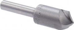 M.A. Ford - 1/2" Head Diam, 1/4" Shank Diam, 3 Flute 100° High Speed Steel Countersink - USA Tool & Supply