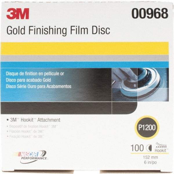 3M - Hook & Loop Disc - Ultra Fine Grade - USA Tool & Supply