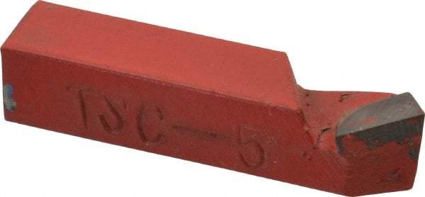 Interstate - 5/16 x 5/16" Shank, Square Shank Boring Single Point Tool Bit - TSC-5, Grade C6 - Exact Industrial Supply