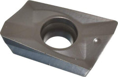 Seco - XOMX180608 M10 Grade T350M Carbide Milling Insert - TiCN/Al2O3 Finish, 1/4" Thick, 0.031" Corner Radius - USA Tool & Supply