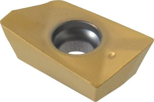 Seco - XOMX180608 M14 Grade F40M Carbide Milling Insert - TiAlN/TiN Finish, 1/4" Thick, 0.031" Corner Radius - USA Tool & Supply