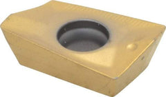 Seco - XOMX180608 ME13 Grade F40M Carbide Milling Insert - TiAlN/TiN Finish, 1/4" Thick, 0.031" Corner Radius - USA Tool & Supply