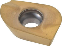 Seco - XOMX180663 M10 Grade F40M Carbide Milling Insert - TiAlN/TiN Finish, 1/4" Thick, 1/4" Corner Radius - USA Tool & Supply