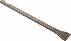 Ingersoll-Rand - 1" Head Width, 12" OAL, 1-1/8" Shank Diam, Scaling Chisel - CP Shank, Steel - USA Tool & Supply