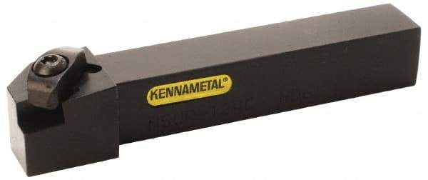 Kennametal - External Thread, Right Hand Cut, 3/4" Shank Width x 3/4" Shank Height Indexable Threading Toolholder - 5" OAL, NTU 4R Insert Compatibility, NSU Toolholder, Series Top Notch - USA Tool & Supply