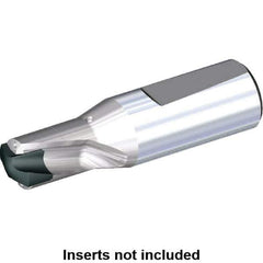 Kennametal - 20 to 22mm Diam, 1xD, 22mm Max Depth, 63/64" Shank Diam, 41mm Flute, 102mm OAL, Replaceable Tip Drill - KSEM2000 Insert, 3 Seat Size, Series KSEM - USA Tool & Supply