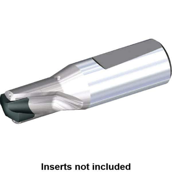 Kennametal - 22.01 to 24mm Diam, 1xD, 24mm Max Depth, 63/64" Shank Diam, 46mm Flute, 107mm OAL, Replaceable Tip Drill - KSEM2201 Insert, 4 Seat Size, Series KSEM - USA Tool & Supply