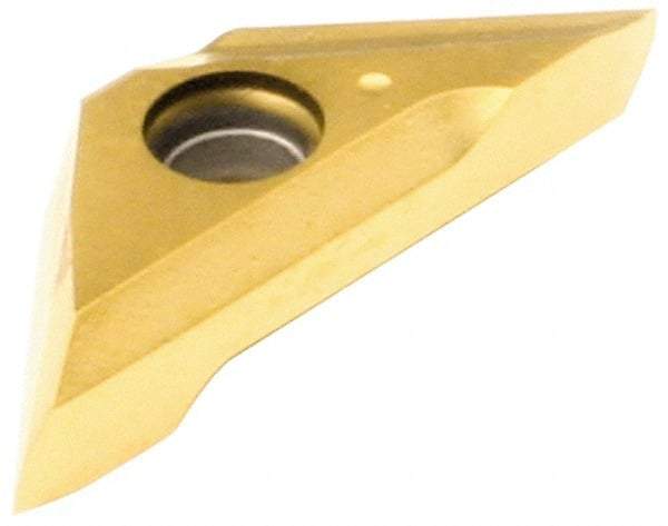 Kennametal - FAS 100302, 47° KC7215 Grade Drill Chamfer Insert - GD Chipbreaker, TiAlN Coated, Series KSEM - USA Tool & Supply
