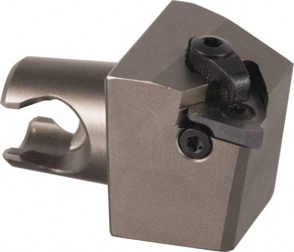 Kennametal - Insert Style LT 16EL, 30mm Head Length, Left Hand Cut, External Modular Threading Cutting Unit Head - System Size KM25, 16mm Center to Cutting Edge, Series LT Threading - USA Tool & Supply