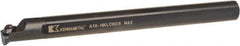 Kennametal - NP.., 5° Lead Angle A-NKLC Internal Right Hand Indexable Profiling Toolholder - 1" Shank Width, 12" Long, Steel, Through Coolant - USA Tool & Supply