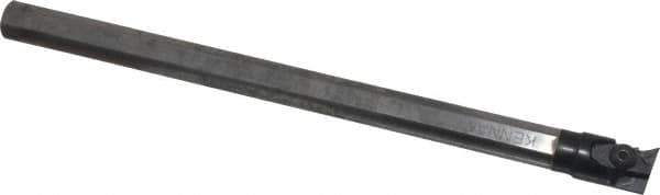 Kennametal - NP.., 5° Lead Angle E-NKLC Internal Right Hand Indexable Profiling Toolholder - 1/2" Shank Width, 8" Long, Carbide, Through Coolant - USA Tool & Supply