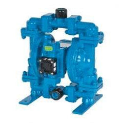 SandPIPER - 1/2" NPT, Metallic, Air Operated Diaphragm Pump - Buna-N Diaphragm, Aluminum Housing - USA Tool & Supply