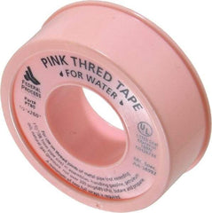 Federal Process - 1/2" Wide x 260" Long General Purpose Pipe Repair Tape - 3.7 mil Thick, -450 to 550°F, Pink - USA Tool & Supply