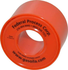 Federal Process - 1" Wide x 520" Long General Purpose Pipe Repair Tape - 3 mil Thick, -450 to 550°F, White - USA Tool & Supply