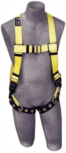 DBI/SALA - 420 Lb Capacity, Size XL, Full Body Vest Safety Harness - Polyester, Tongue Leg Strap, Pass-Thru Chest Strap - USA Tool & Supply