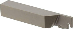 Iscar - External Thread, 1" Max Depth of Cut, 0.146" Min Groove Width, 4-1/2" OAL, Left Hand Indexable Grooving Cutoff Toolholder - 3/4" Shank Height x 3/4" Shank Width, TAG Insert Style, TGT Toolholder Style, Series Tang-GripIQ - USA Tool & Supply