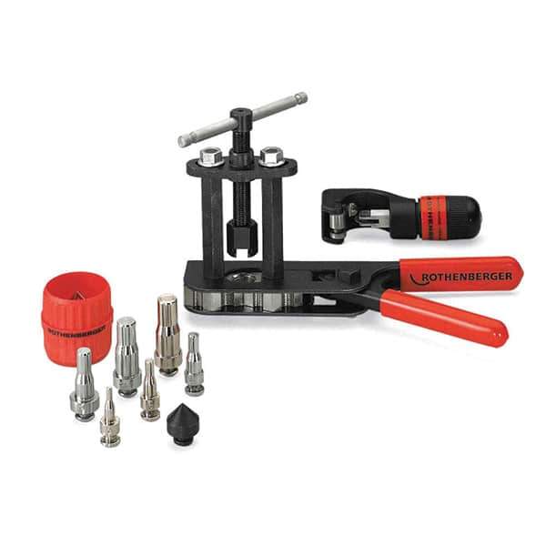 Rothenberger - Flaring Tools & Tube Expanders Type: Flare and Swage Kit Maximum Pipe Capacity (Inch): 3/16 - USA Tool & Supply