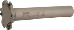 Iscar - Shank Connection, 1/8" Cutting Width, 7/16" Depth of Cut, 1-1/2" Cutter Diam, 3 Tooth Indexable Slotting Cutter - 5/8" Shank Diam, ETS-LN08 Toolholder, LNET Insert, Right Hand Cutting Direction - USA Tool & Supply