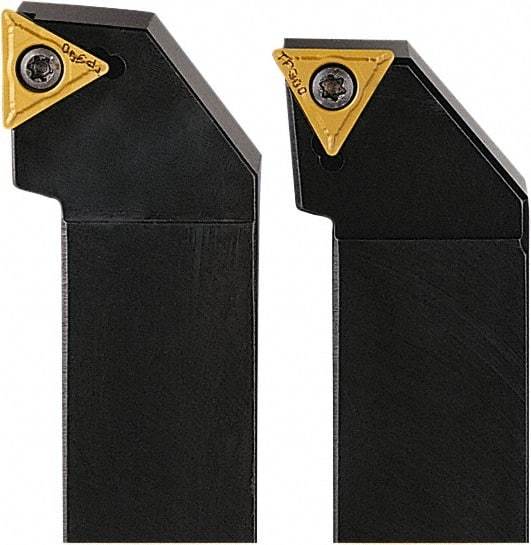 Seco - STGC, Right Hand Cut, 90° Lead Angle, 16mm Shank Height x 16mm Shank Width, Neutral Rake Indexable Turning Toolholder - 150mm OAL, TC..16T3.. Insert Compatibility, Series Screw Lock - USA Tool & Supply