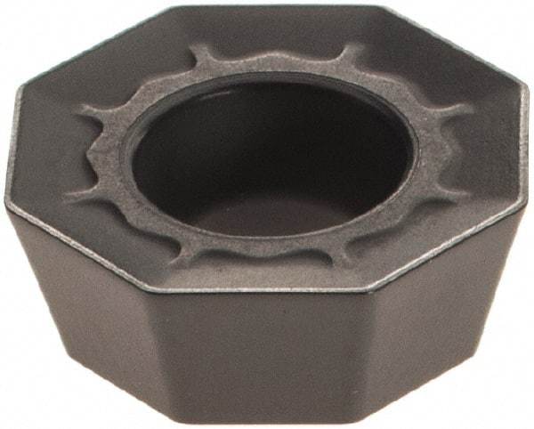 Kennametal - ODMT040408 41 Grade MP91M Carbide Milling Insert - TiN/TiCN/Al2O3 Finish, 0.187" Thick, 1/2" Inscribed Circle, 0.031" Corner Radius - USA Tool & Supply