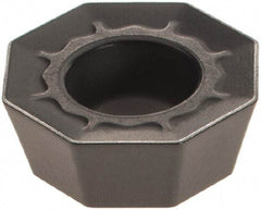 Kennametal - ODMT040408 41 Grade MP91M Carbide Milling Insert - TiN/TiCN/Al2O3 Finish, 0.187" Thick, 1/2" Inscribed Circle, 0.031" Corner Radius - USA Tool & Supply
