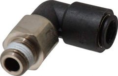 Legris - 10mm Outside Diam, 1/4 BSPT, Nylon Push-to-Connect Tube Male Swivel Elbow - 290 Max psi, Tube to Male BSPT Connection, Buna Nitrile O-Ring - USA Tool & Supply