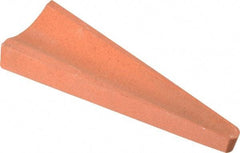 Norton - 6" Long x 2" Diam x 1/2" Thick, Aluminum Oxide Sharpening Stone - Round, Fine Grade - USA Tool & Supply