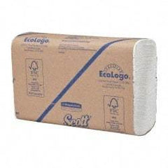 Scott - 1 Ply White Multi-Fold Paper Towels - 9-1/4" Wide - USA Tool & Supply