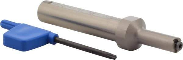 Iscar - MG, Internal, Right Hand, 0.09" Max Depth of Cut, 0.02 to 0.118" Groove Width, Indexable Grooving Tool Holder - GIQR/L 11 Insert Compatibility, 1/2" Shank Width, 3.62" OAL, Through Coolant - USA Tool & Supply