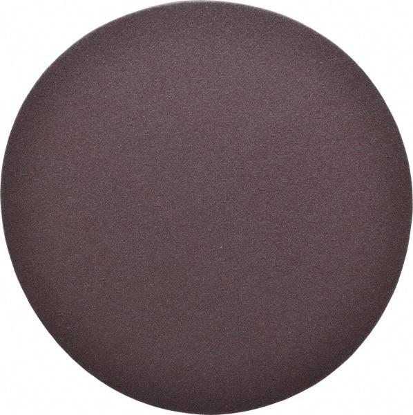 Norton - 6" Diam, 180 Grit Aluminum Oxide Adhesive PSA Disc - Fine Grade, Brown, X Weighted Backing, Flexible - USA Tool & Supply