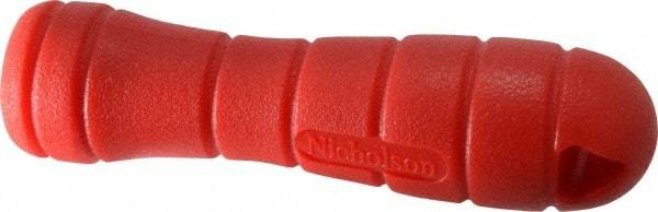 Nicholson - 4-3/4" Long, Screw On, Plastic File Handle - For Use with 10, 12 & 14" Files - USA Tool & Supply