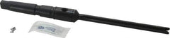 Allied Machine and Engineering - Series Y, 3/8 to 27/64" Diam, 2MT Taper Shank, Straight Flute Spade Drill - 4-3/8" Max Depth, 6-19/32" Body Length, 9-7/16" OAL, Extended Length, Through Coolant - USA Tool & Supply