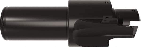 Allied Machine and Engineering - ISO 11926-1, MS 16142, SAE J1926-1 Standard, 1-1/16-12, 12 Tube Dash Number, 15° Porting Angle, 0.984" Pilot Diam, 1-1/4" Shank Diam, Indexable Spade Blade Insert Porting Tool - 2 Porting Inserts, 5.171" Overall Length - USA Tool & Supply