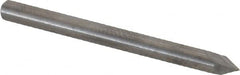 Accupro - 1/8" Diam 2 Flute Single End Solid Carbide Chamfer Mill - USA Tool & Supply