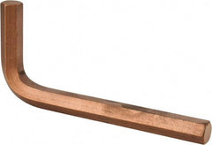 Ampco - 13mm Hex, Long Arm, Nonsparking Hex Key - 135mm OAL, Metric System of Measurement - USA Tool & Supply