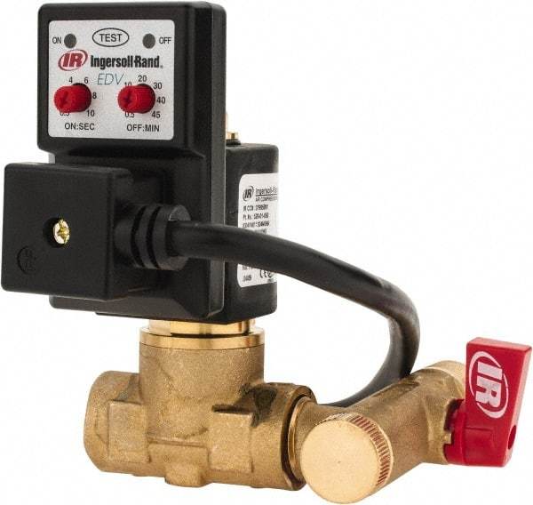 Ingersoll-Rand - Electronic Condensate Drain Valve - For Use with Type 30 Compressor - USA Tool & Supply