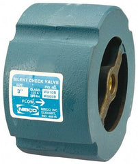 NIBCO - 6" Cast Iron Check Valve - Wafer, 200 WOG - USA Tool & Supply