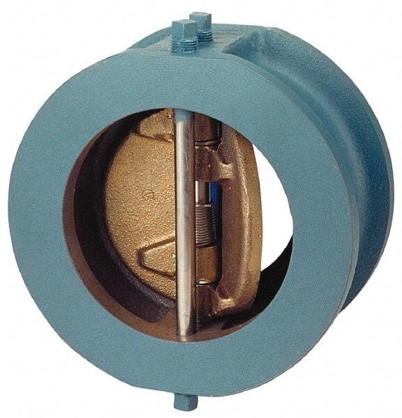 NIBCO - 10" Cast Iron Check Valve - Wafer, 200 WOG - USA Tool & Supply