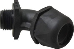 Murrplastik - 1/2" Trade, Nylon Compression Angled Liquidtight Conduit Connector - Noninsulated - USA Tool & Supply