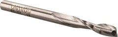 Onsrud - 1/4" Cutting Diam x 1" Length of Cut, 2 Flute, Upcut Spiral Router Bit - Uncoated, Right Hand Cut, High Speed Steel, 3" OAL x 1/4" Shank Diam, Double Edge, 19 to 32° Helix Angle - USA Tool & Supply