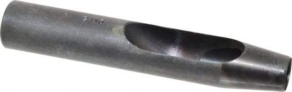 Made in USA - 3/8" Hollow Punch - 4" OAL, Steel - USA Tool & Supply