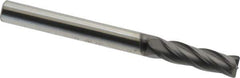 Niagara Cutter - 3/16", 4 Flute, Single End, Solid Carbide, 0.02" Corner Radius End Mill - 2" OAL, 30° Helix, Right Hand Flute, 5/8" LOC, Right Hand Cut - USA Tool & Supply