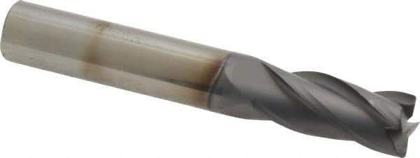 Niagara Cutter - 3/8", 4 Flute, Single End, Solid Carbide, 0.02" Corner Radius End Mill - 2-1/2" OAL, 30° Helix, Right Hand Flute, 7/8" LOC, Right Hand Cut - USA Tool & Supply